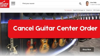 Cancel Guitar Center Order