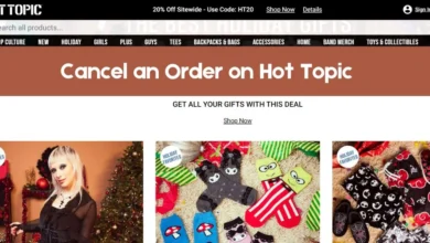 Cancel An Order On Hot Topic