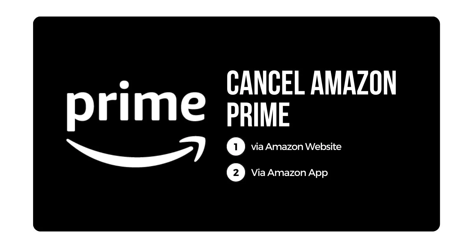 Cancel Amazon Prime